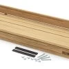Balkonplank Bamboe, Voor Rechthoekige Reling