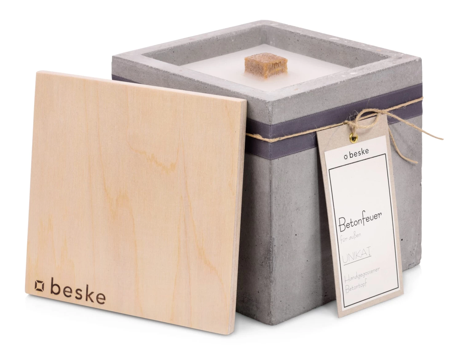 Betonnen Vuurkubus 2 Betonnen Vuurkubus - Afbeelding 2