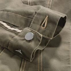 Dames Werkjas Katoen Canvas, Olive 5 Dames Werkjas Katoen Canvas, Olive -Bekend Tuinmeubel Winkel dames werkjas katoen canvas 2