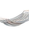 Dubbele Hangmat Katoen, Beige-blauw