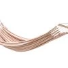 Enkele Hangmat Katoen, Beige/Rood