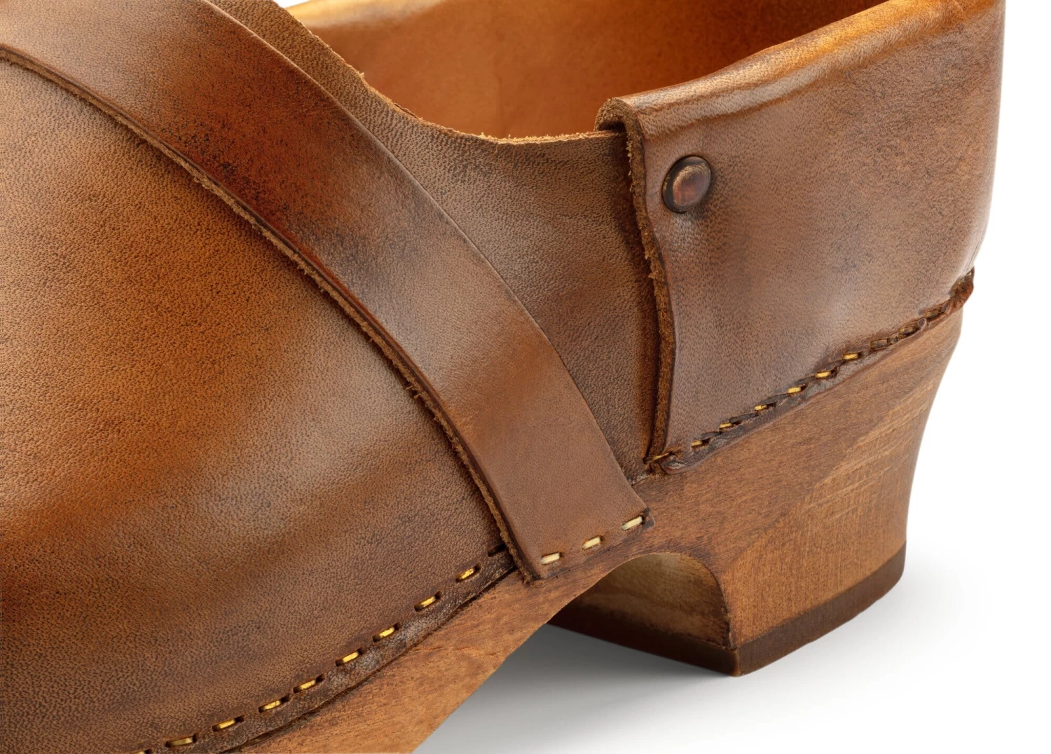 Frans Klompenleer, Bruin 3 Frans Klompenleer, Bruin - Afbeelding 3