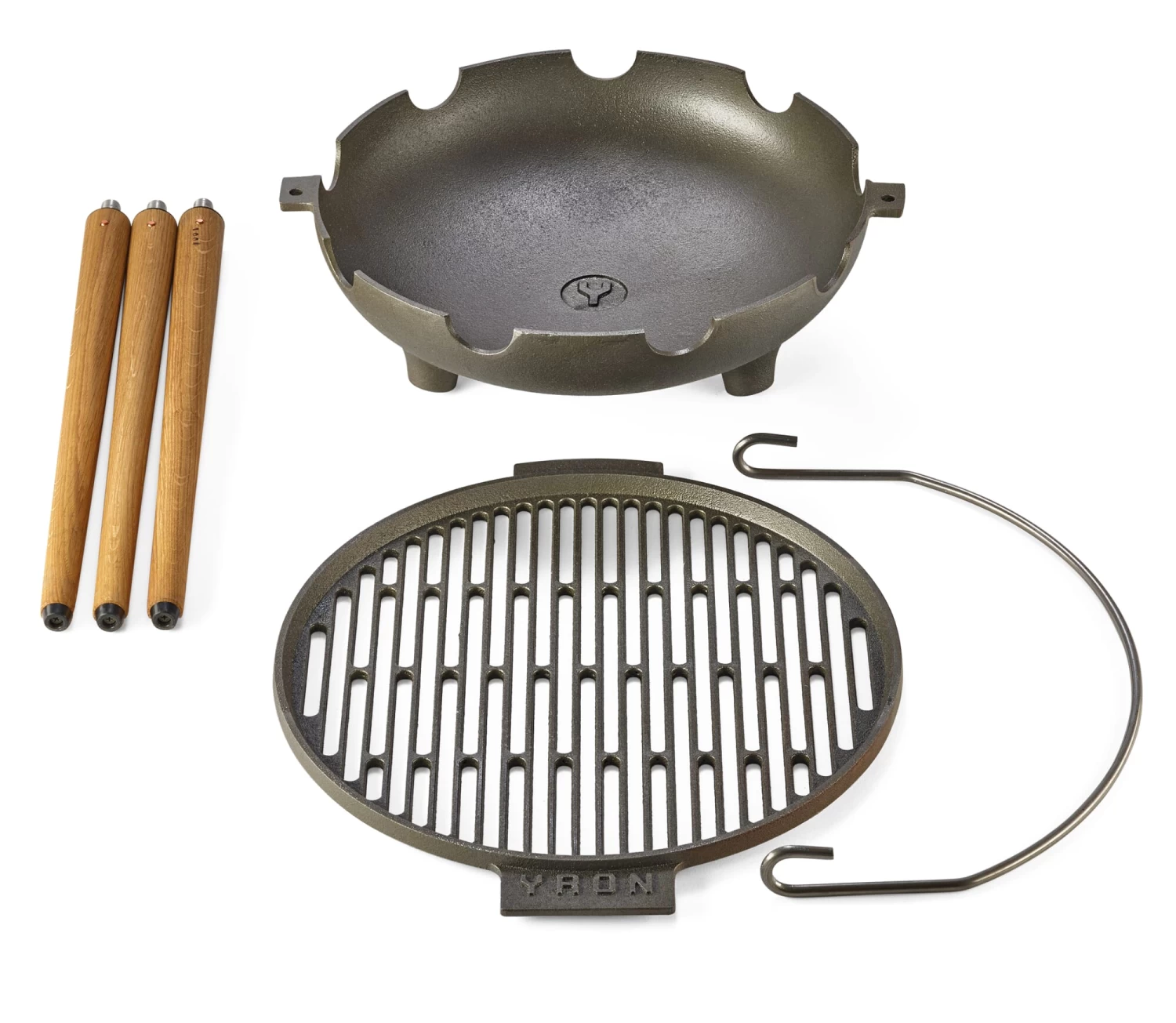 Gietijzeren Barbecue Met Drie Poten 3 Gietijzeren Barbecue Met Drie Poten - Afbeelding 3