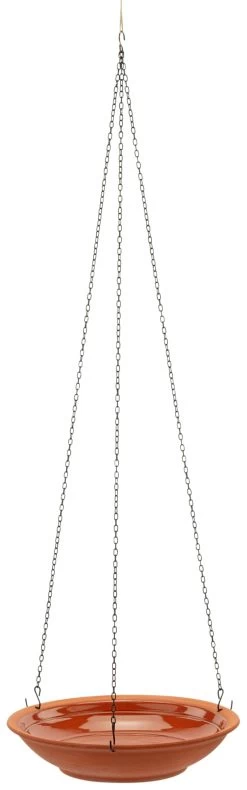 Hangend Vogelbad Terracotta