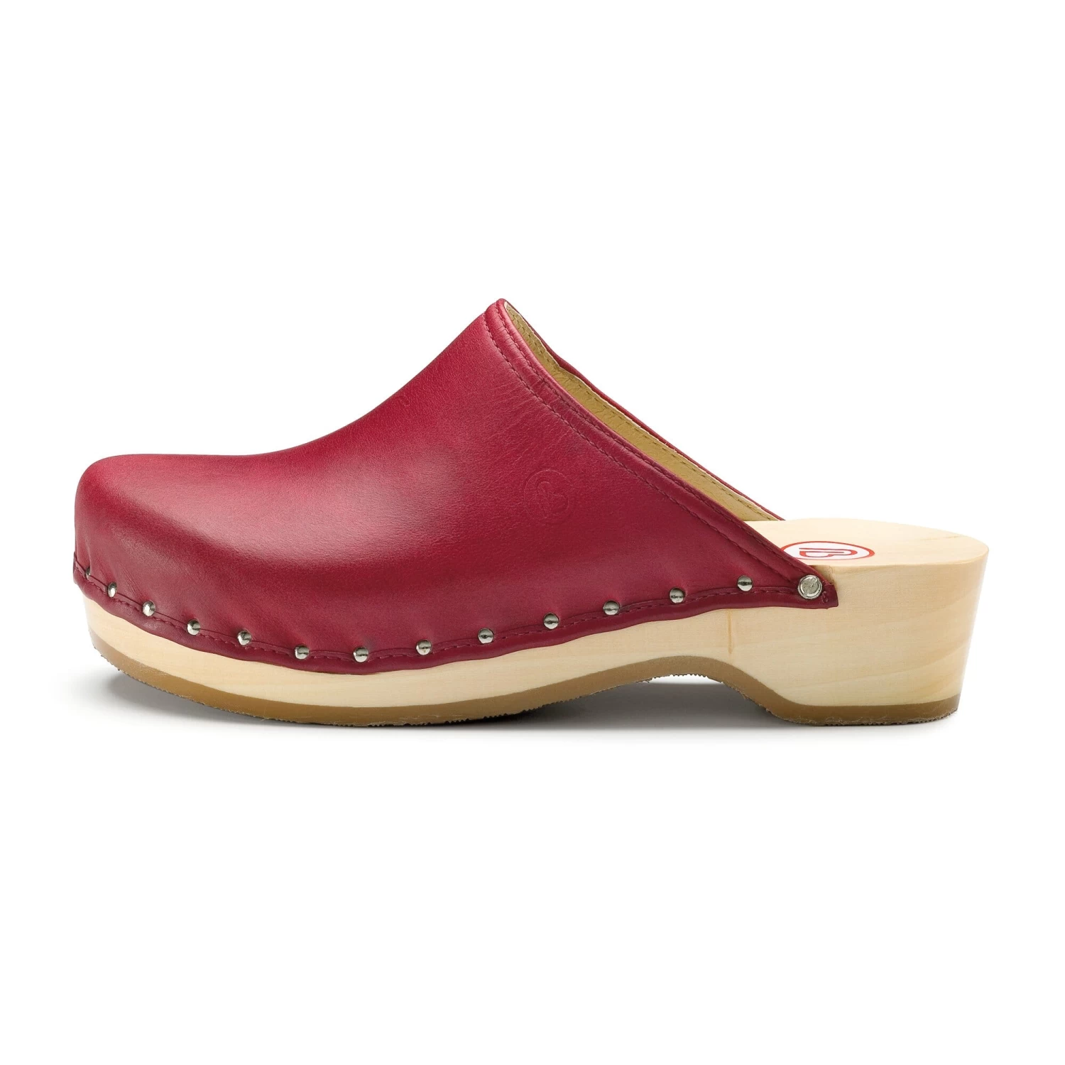 Houten Schoen Nappa, Red 2 Houten Schoen Nappa, Red - Afbeelding 2
