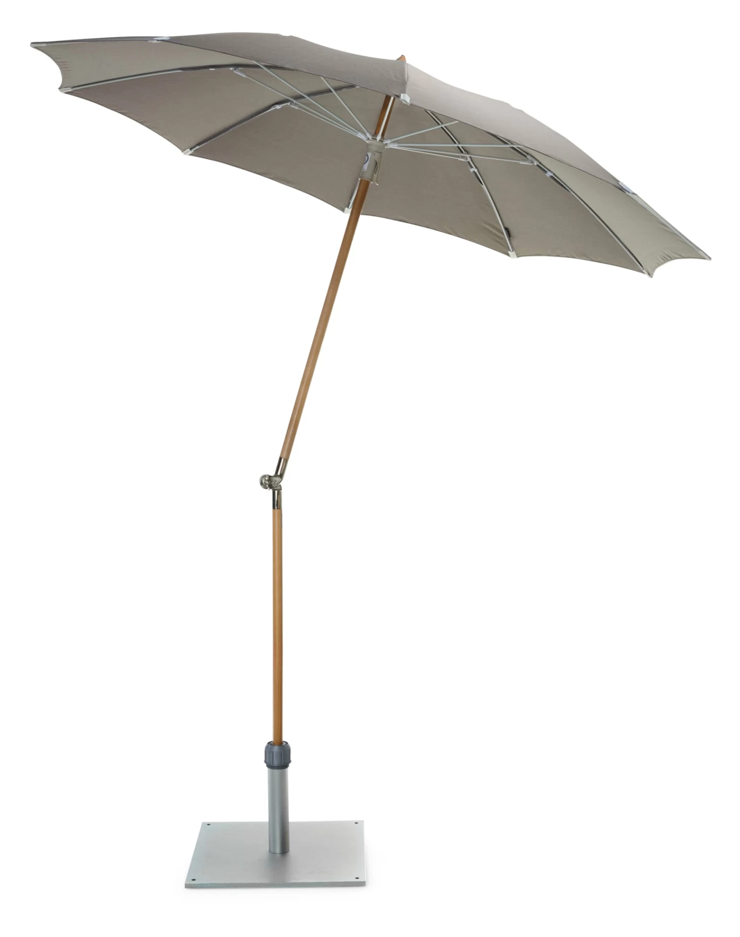 Kleine Parasol Essenhout, Steengrijs 1 Kleine Parasol Essenhout, Steengrijs