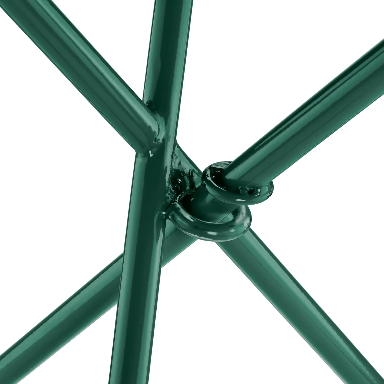 Lage Opvouwbare Balkontafel Staal Rond, Groen 3 Lage Opvouwbare Balkontafel Staal Rond, Groen - Afbeelding 3