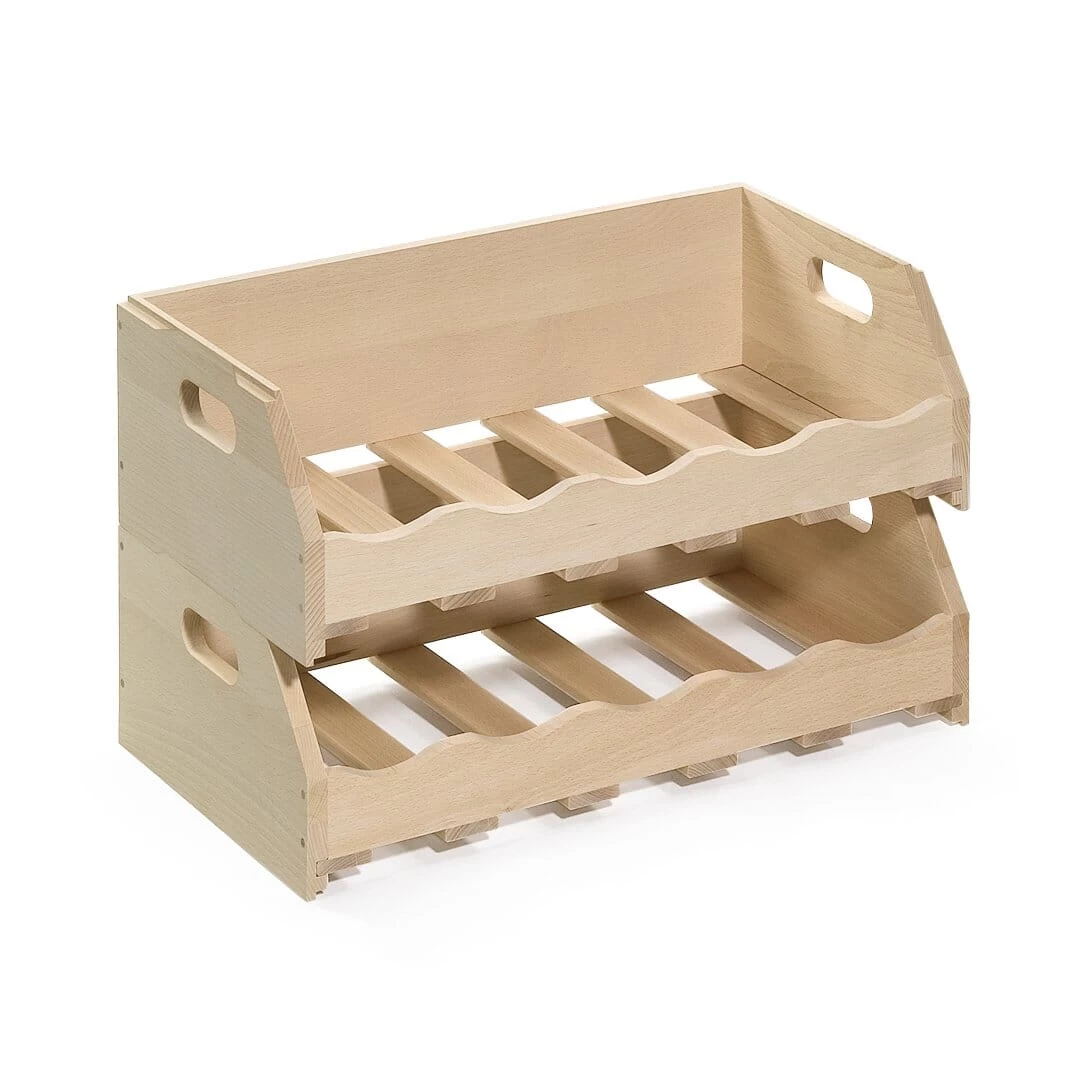 Manufactum Beukenhouten Flessenkrat 3 Manufactum Beukenhouten Flessenkrat - Afbeelding 3