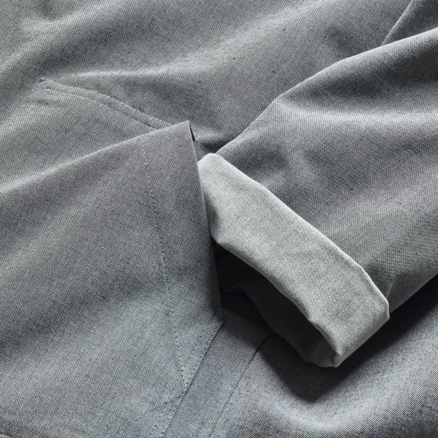 Monnik Werkjas, Grijs Melange 2 Monnik Werkjas, Grijs Melange - Afbeelding 2