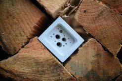 Nestelsteun Klein Bijenblok, Lichtgrijs -Bekend Tuinmeubel Winkel nestelsteun klein bijenblok 3