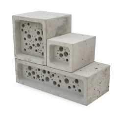 Nestelsteun Klein Bijenblok, Lichtgrijs -Bekend Tuinmeubel Winkel nestelsteun klein bijenblok 6