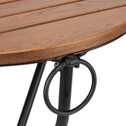 Opvouwbare Balkontafel Houten Steun, Braungeglazuurd -Bekend Tuinmeubel Winkel opvouwbare balkontafel houten steun 3