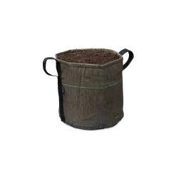 Plantenbak Bacsac - Container Cilindrisch, 10 Liter, Groen/Braun