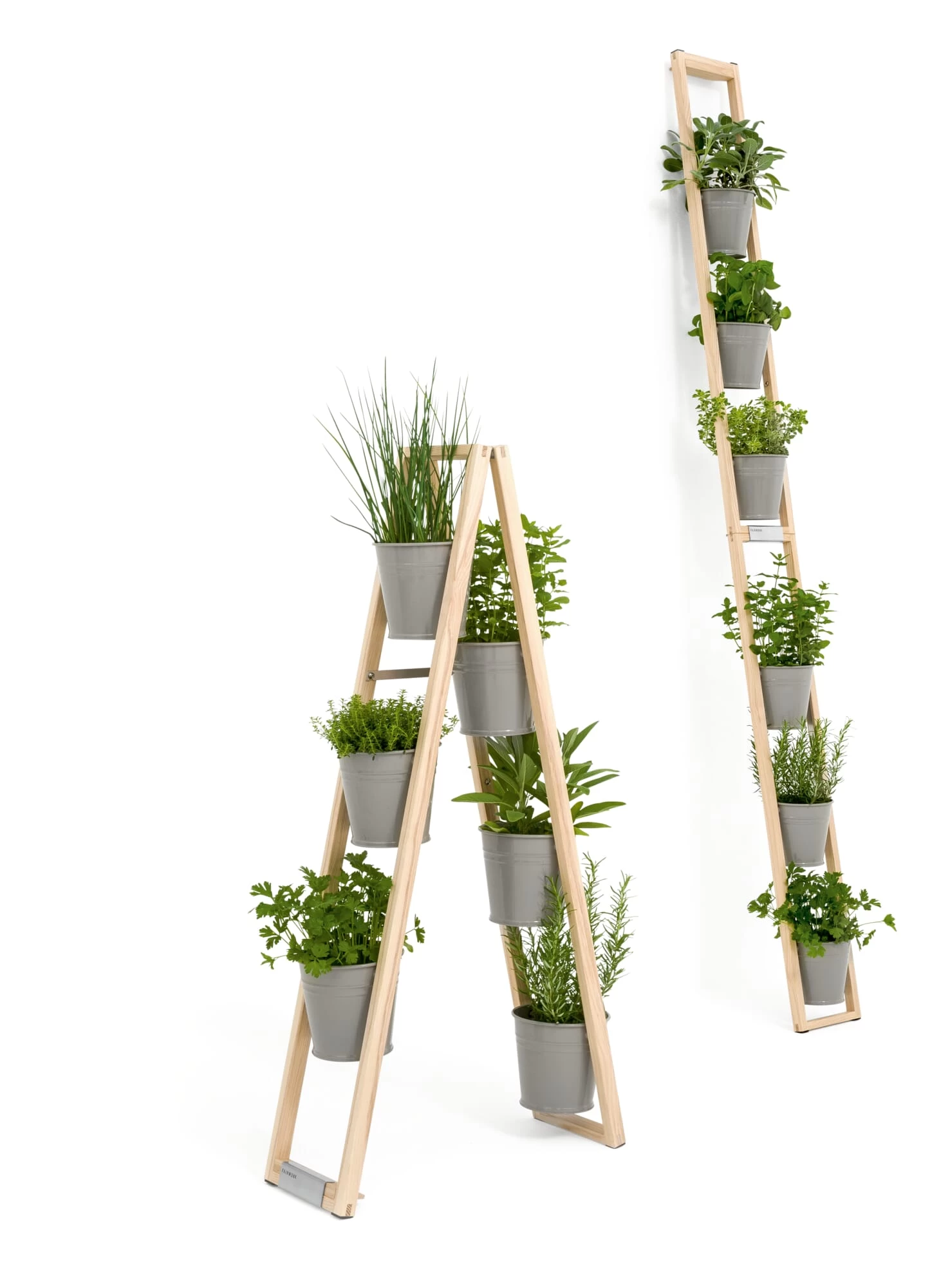 Plantenladder Voor Binnen En Buiten, Grijs 3 Plantenladder Voor Binnen En Buiten, Grijs - Afbeelding 3