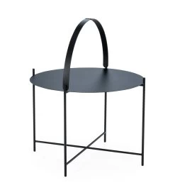 Rand Bijzettafel, Middel, Zwart/Zwart -Bekend Tuinmeubel Winkel rand bijzettafel 2