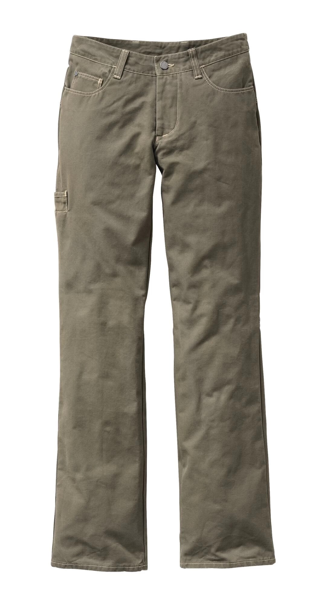 Rofa Dames Werkbroek Katoen Canvas, Olive 1 Rofa Dames Werkbroek Katoen Canvas, Olive
