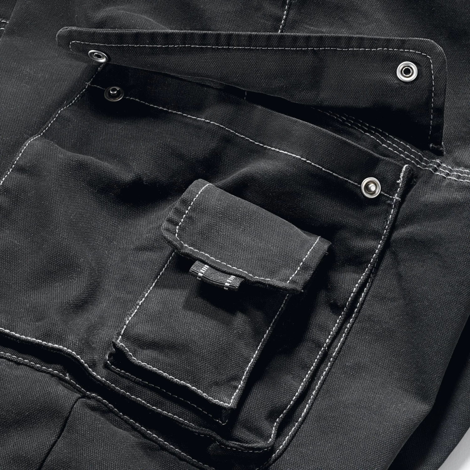 Rofa Heren Werkbroek Katoen Canvas, Zwart 2 Rofa Heren Werkbroek Katoen Canvas, Zwart - Afbeelding 2