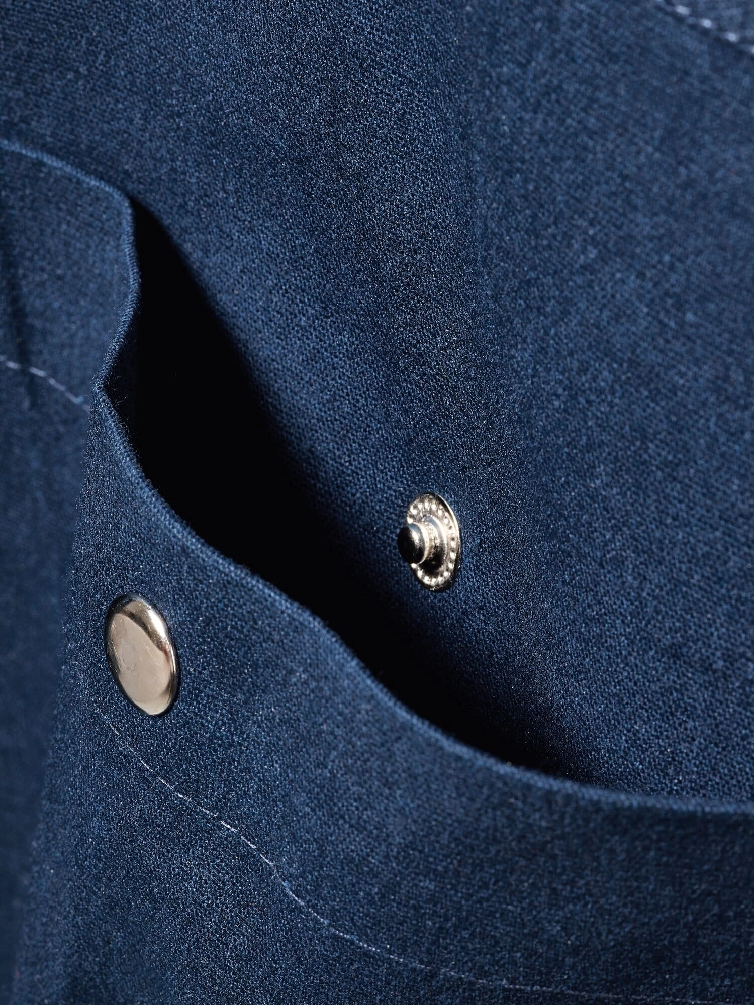 The Organic Company Schort Met Zakken, Blauw 2 The Organic Company Schort Met Zakken, Blauw - Afbeelding 2