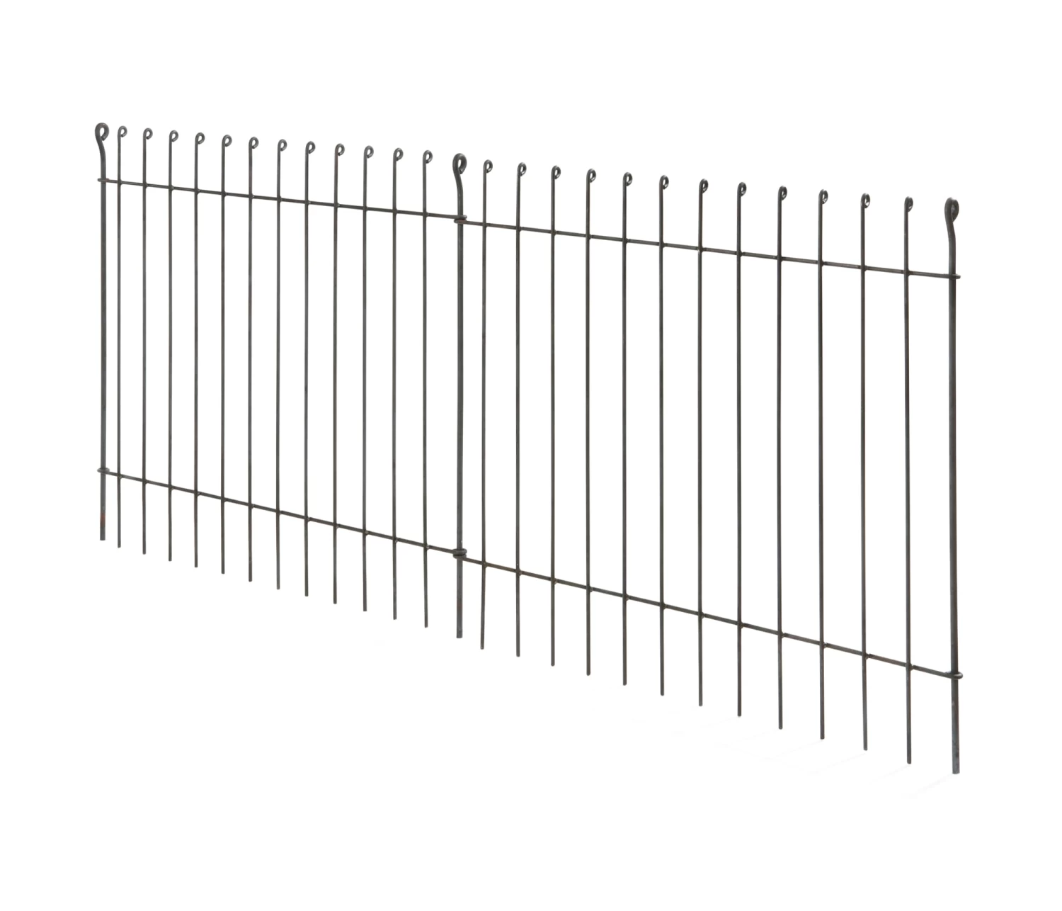 Stalen Hekwerk Segmenten, Onbehandeld 4 Stalen Hekwerk Segmenten, Onbehandeld - Afbeelding 4