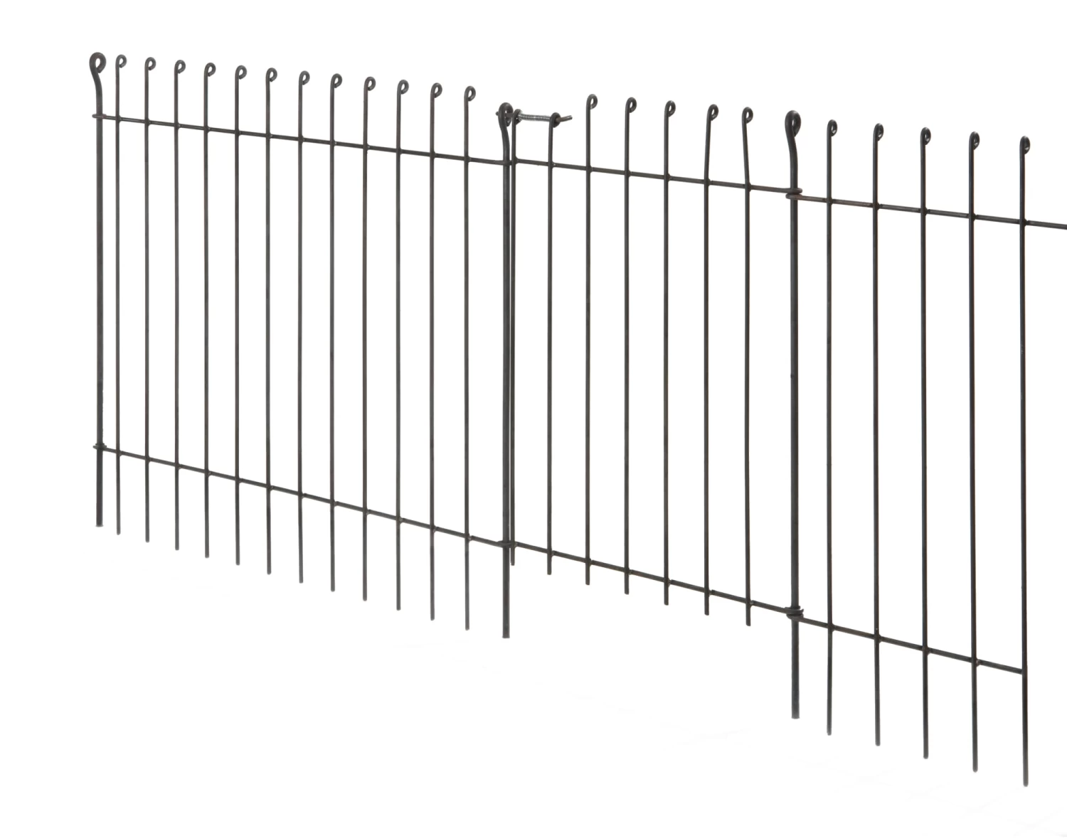 Stalen Hekwerk Segmenten, Onbehandeld 6 Stalen Hekwerk Segmenten, Onbehandeld - Afbeelding 6