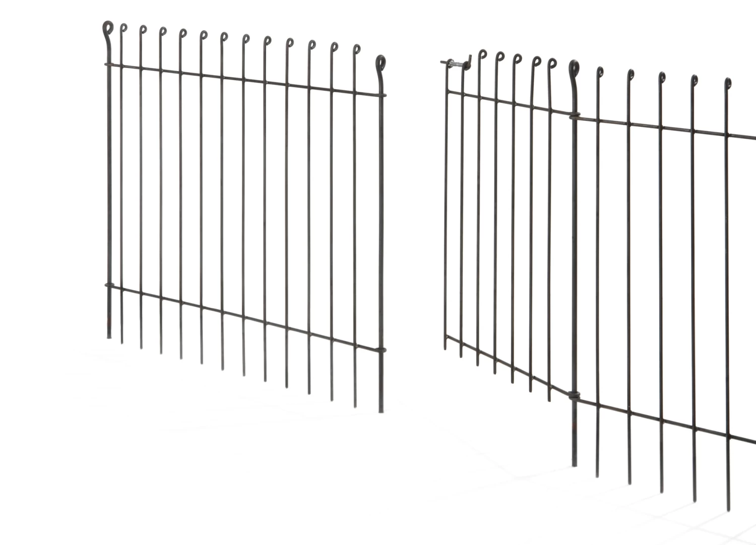 Stalen Hekwerk Segmenten, Onbehandeld 7 Stalen Hekwerk Segmenten, Onbehandeld - Afbeelding 7
