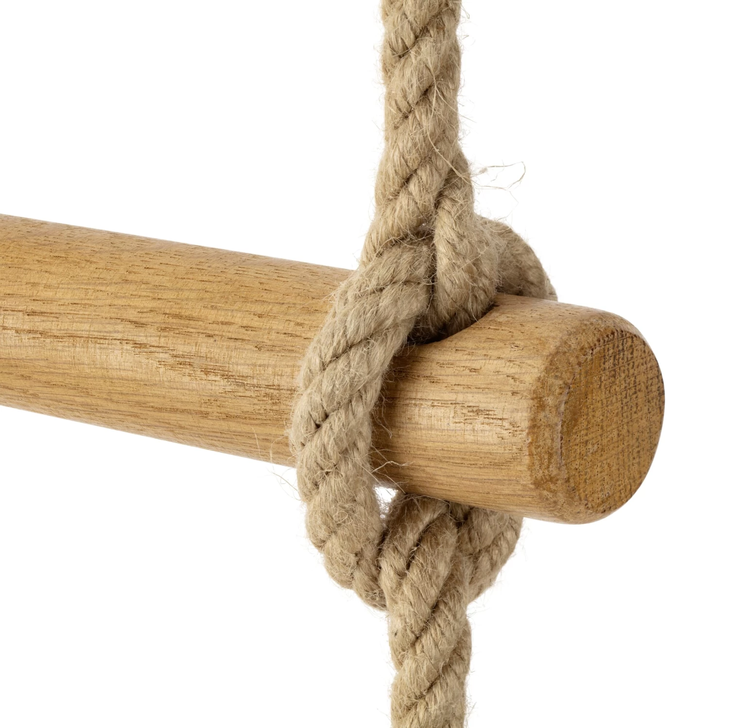 Touwladder Eikenhout 3 Touwladder Eikenhout - Afbeelding 3