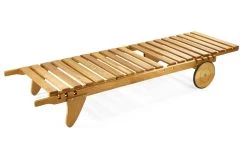 Tuinligstoel Essenhout