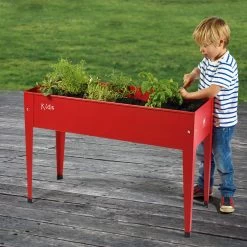 Verhoogd Bed Voor Kinderen, Rood -Bekend Tuinmeubel Winkel verhoogd bed kinderen 2
