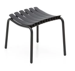 Voetenbankje Re-Clips, Zwart