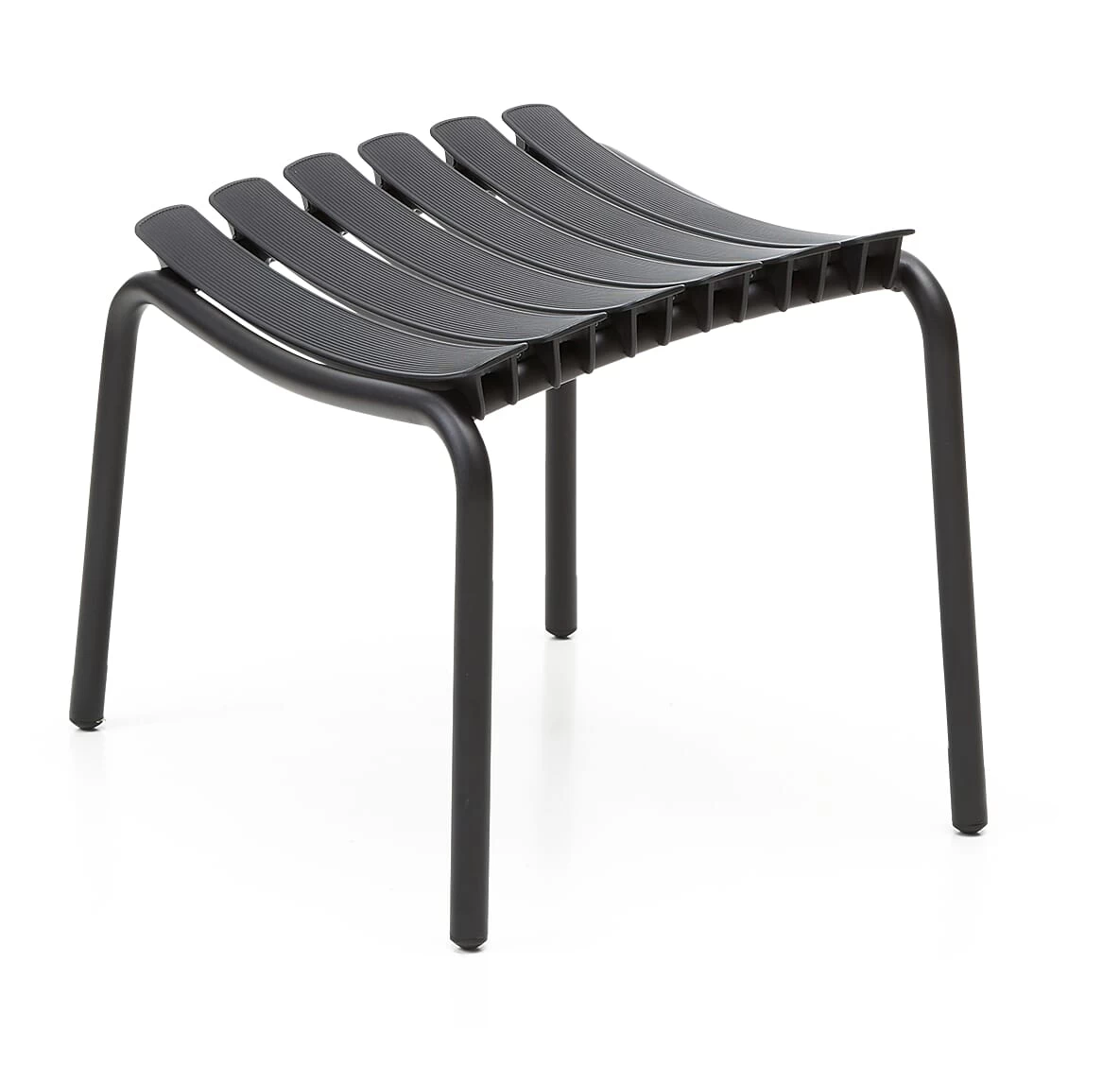 Voetenbankje Re-Clips, Zwart 1 Voetenbankje Re-Clips, Zwart