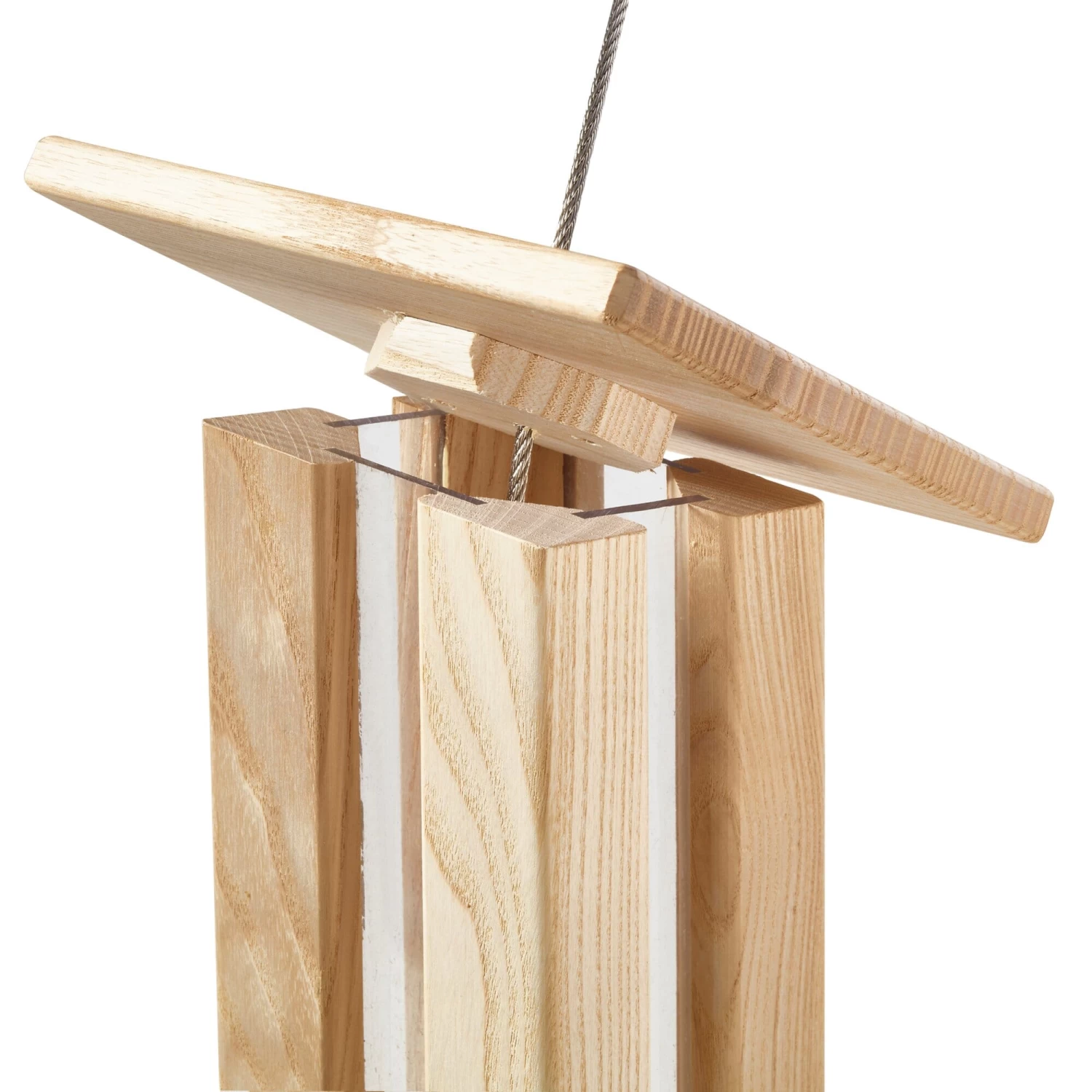 Vogelvoederhuisje Essenhout 4 Vogelvoederhuisje Essenhout - Afbeelding 4