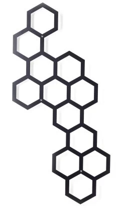 Wandtrellis Honingraat, Groot