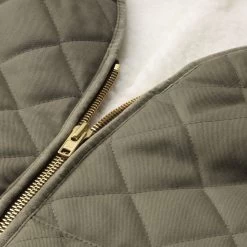 Werkgilet Wollen Voering, Olive -Bekend Tuinmeubel Winkel werkgilet wollen voering 2