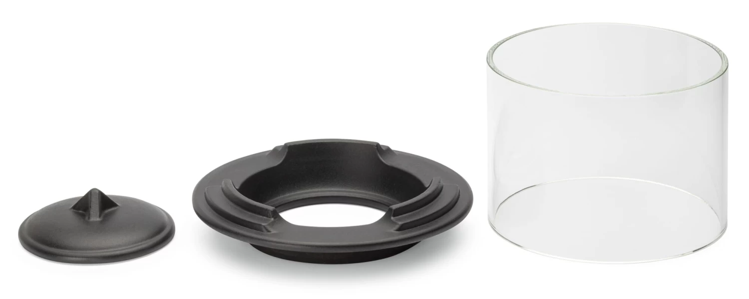 Windlicht Opzetstuk Voor Grote Wasbrander® Keramisch, Lavash Zwart 1 Windlicht Opzetstuk Voor Grote Wasbrander® Keramisch, Lavash Zwart